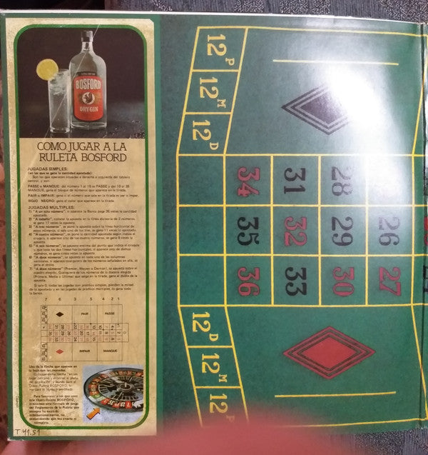 The Roulette Orchestra : Roulette (LP, Album, Pic)