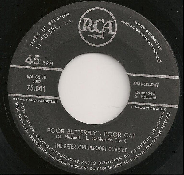 The Peter Schilperoort Quartet : PS 4 (7", EP)