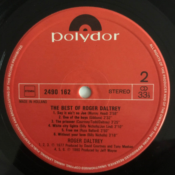 Roger Daltrey : The Best Of Roger Daltrey (LP, Comp)