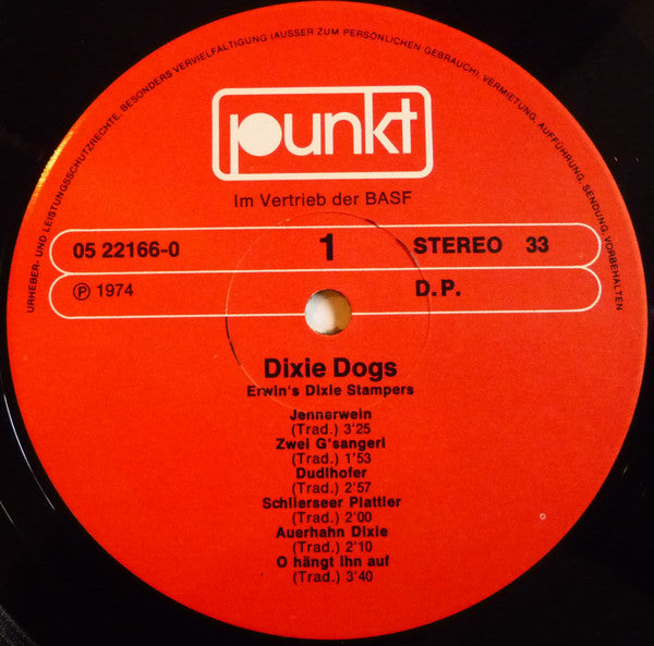 Erwin's Dixie Stampers : Dixie Dogs (LP, Album)
