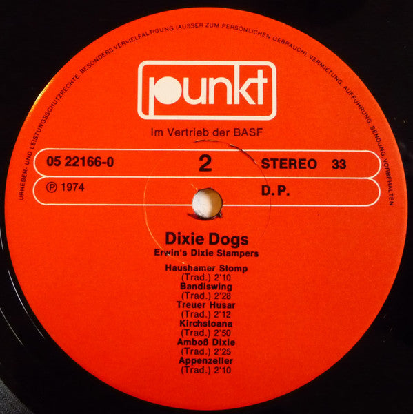 Erwin's Dixie Stampers : Dixie Dogs (LP, Album)