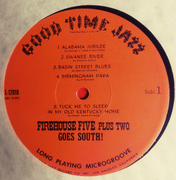 Firehouse Five Plus Two : Vol. 5: Goes South! (LP, Album)