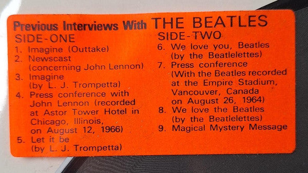 The Beatles : Timeless (LP, Ltd, Pic, Unofficial)
