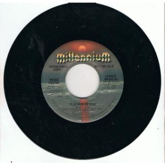Bruce Foster : Platinum Heroes (7", Promo)