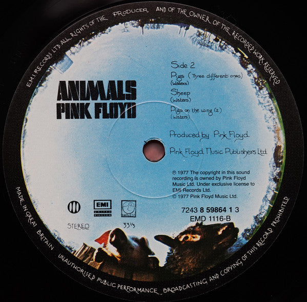 Pink Floyd : Animals (LP, Album, RE, RM)