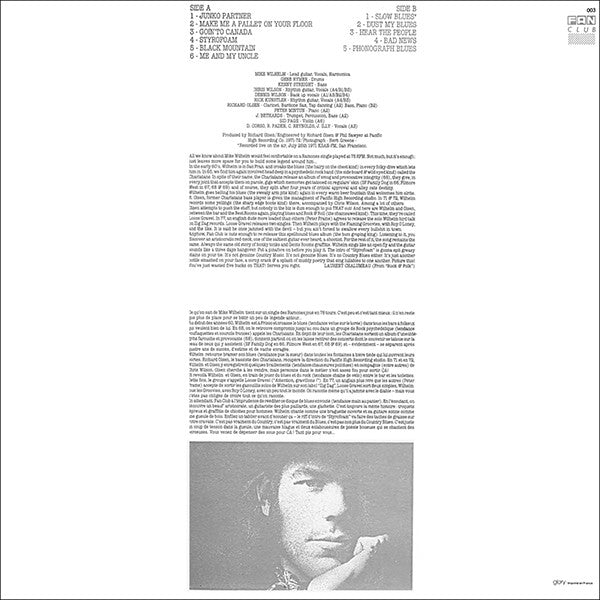 Mike Wilhelm : Mike Wilhelm (LP, Album, RE)