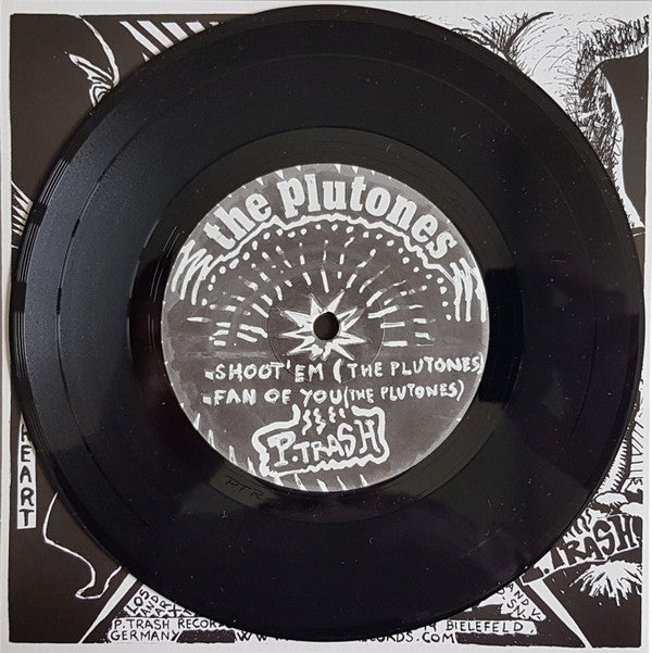 The Plutones / Los Raw Gospels : The Plutones / Los Raw Gospels (7", EP, Ltd)