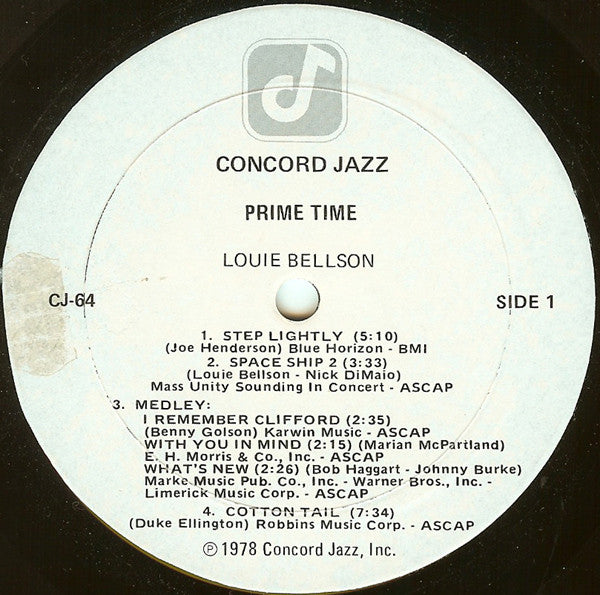 Louis Bellson : Prime Time (LP, Album)
