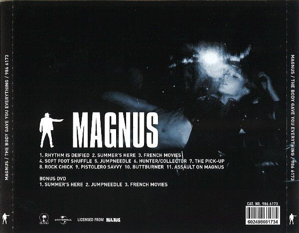 Magnus : The Body Gave You Everything (CD, Album + DVD-V + Ltd)