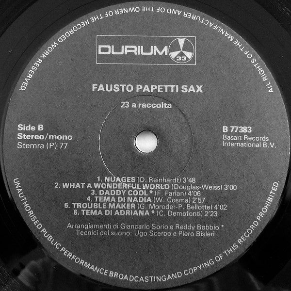 Fausto Papetti : 23a Raccolta (LP, Album)