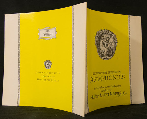 Ludwig van Beethoven, Herbert von Karajan, Berliner Philharmoniker : 9 Symphonien (Box, RE + 8xLP)
