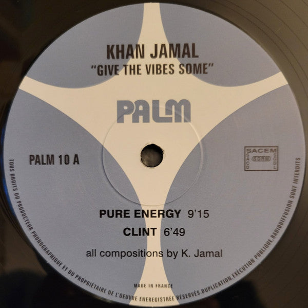 Khan Jamal : Give The Vibes Some (LP, Album, Ltd, RE)
