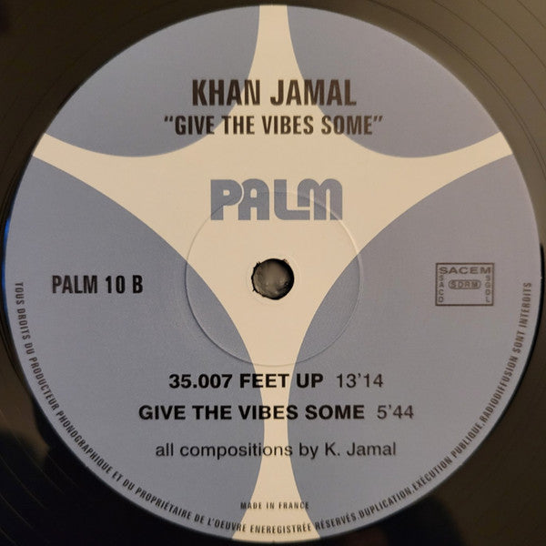 Khan Jamal : Give The Vibes Some (LP, Album, Ltd, RE)