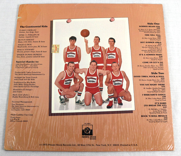 Flash Cadillac & The Continental Kids : Sons Of The Beaches (LP, Album)