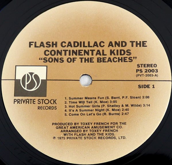 Flash Cadillac & The Continental Kids : Sons Of The Beaches (LP, Album)