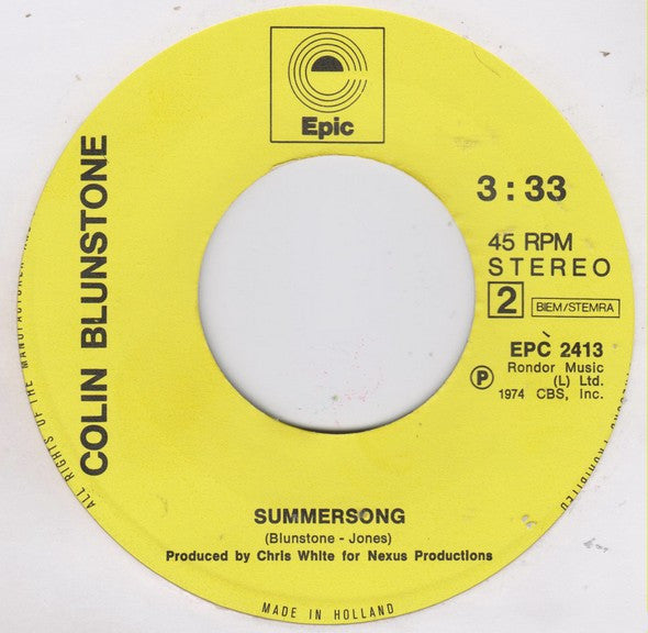 Colin Blunstone : It's Magical (7", Single)