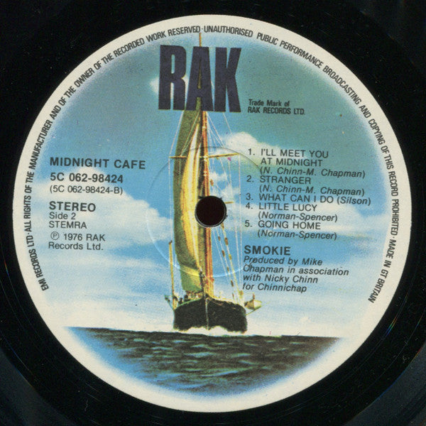 Smokie : Midnight Café (LP, Album)