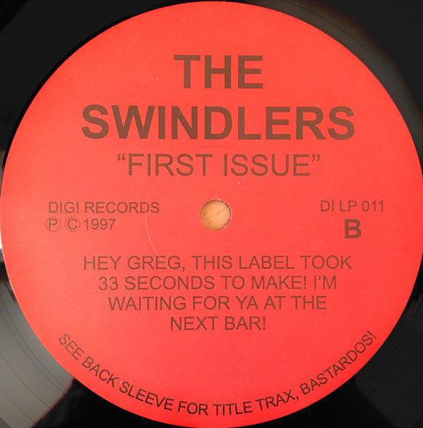 The Swindlers (2) : First Issue (LP, Album)