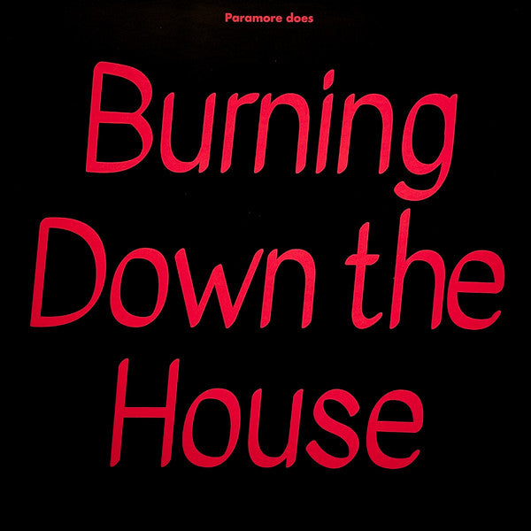 David Byrne / Paramore : Hard Times / Burning Down The House (12", RSD, Single, Ltd, Whi)