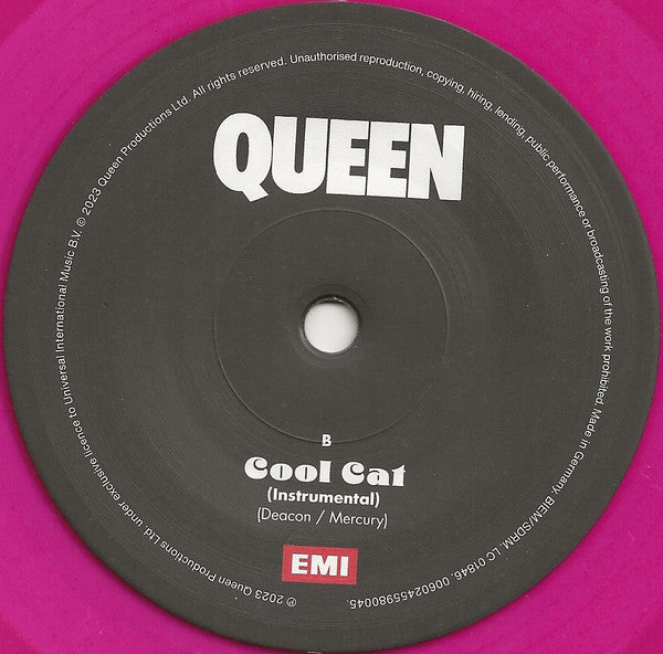 Queen : Cool Cat (7", RSD, Single, Ltd, Pin)