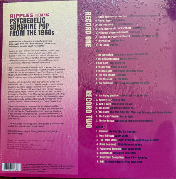 Various : Ripples Presents Psychedelic Sunshine Pop From The 1960s (LP, RSD, Comp)