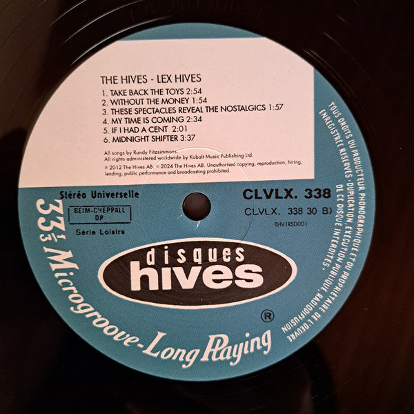 The Hives : Lex Hives (LP, Album + LP, Pin + RSD, RE)