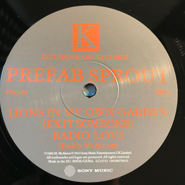 Prefab Sprout : Lions In My Own Garden (12", RSD, RE)