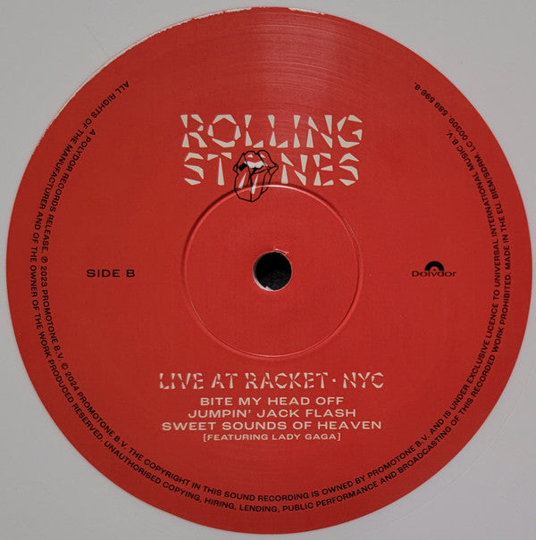 The Rolling Stones : Live At Racket · NYC (LP, RSD, Ltd, Whi)