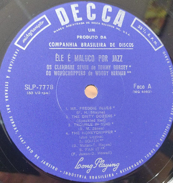 Various : Êle É Maluco Por Jazz (LP, Album)