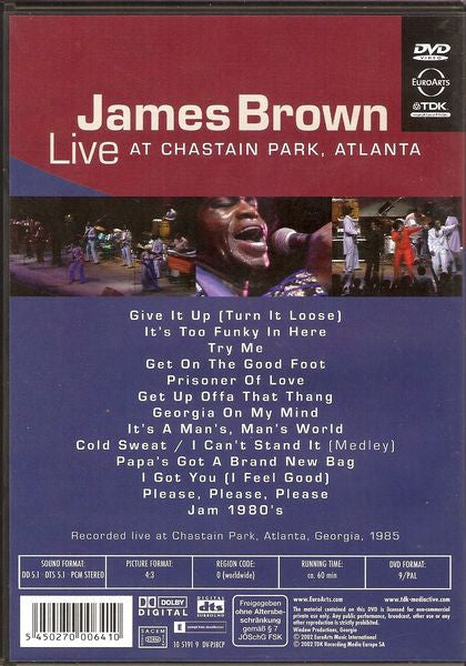 James Brown : Live At Chastain Park (DVD-V, PAL)
