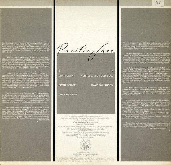 Les McCann : Les McCann Ltd. In New York (LP, Album, RE)