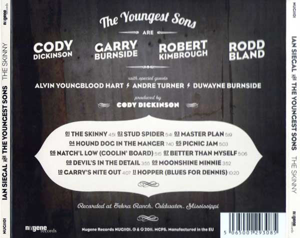 Ian Siegal And The Youngest Sons : The Skinny (CD, Album)
