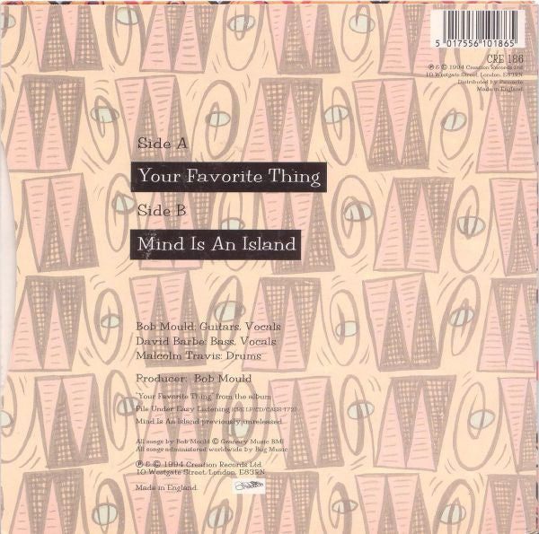 Sugar (5) : Your Favorite Thing (7", Single)