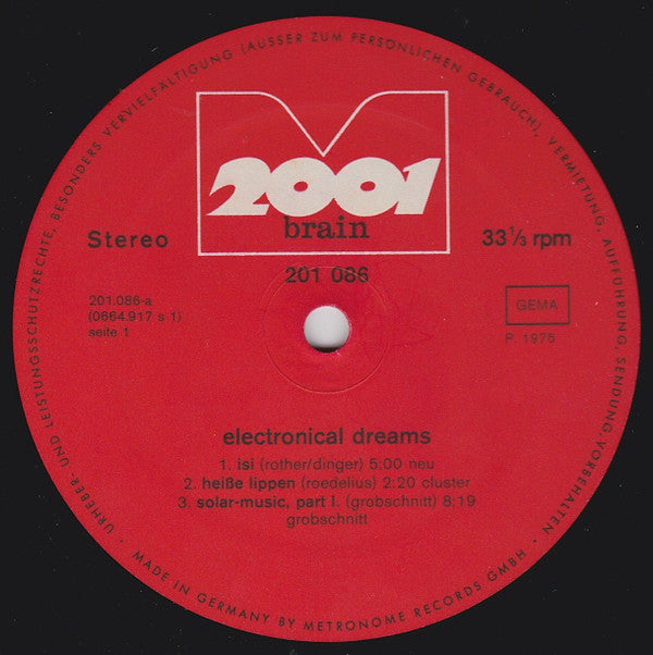 Various : Electronical Dreams (LP, Comp)