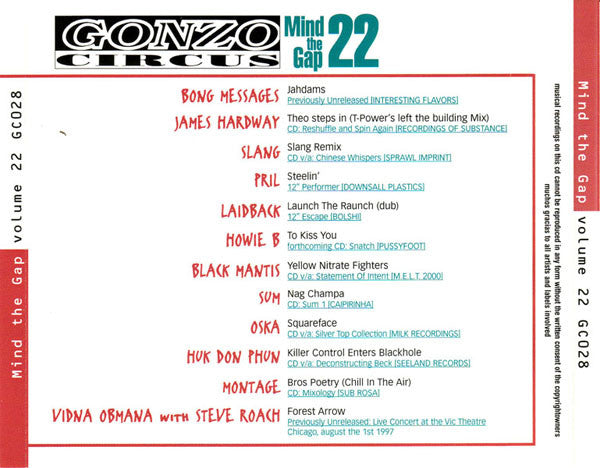 Various : Mind The Gap Volume 22 (CD, Comp)
