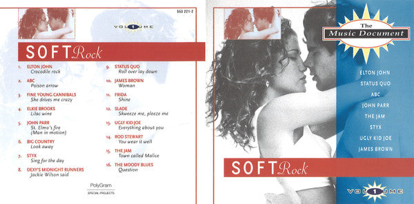 Various : The Music Document Softrock Volume 1 (CD, Comp)