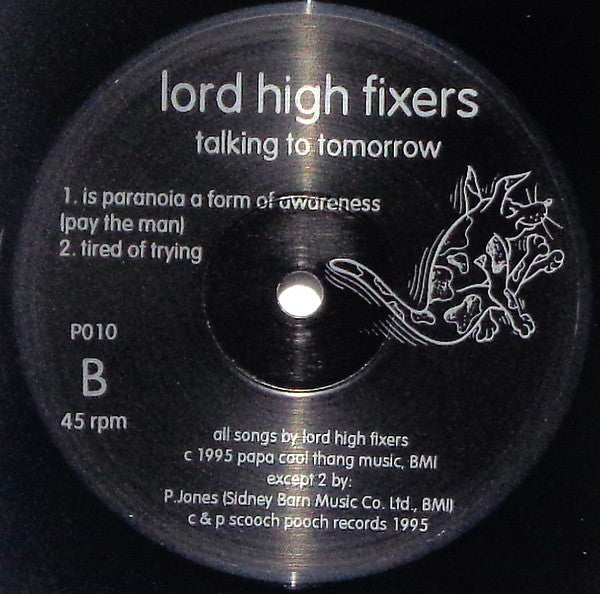 Lord High Fixers : Talking To Tomorrow (10", MiniAlbum)
