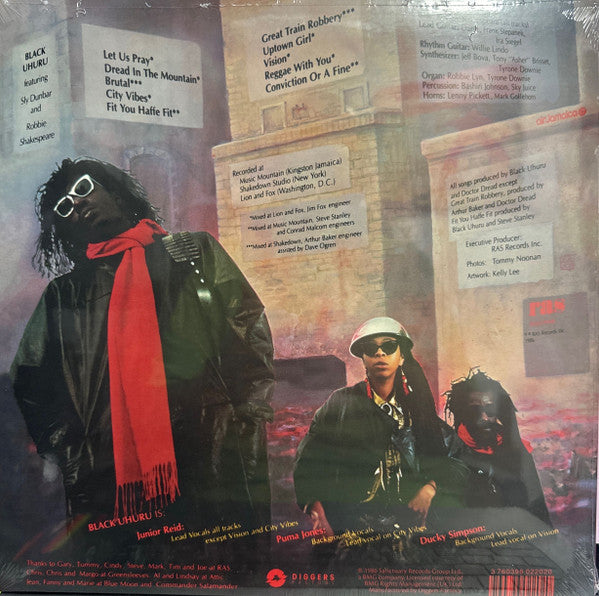 Black Uhuru : Brutal (LP, Album, RE, RM)