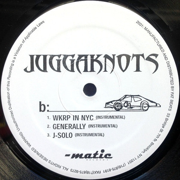 The Juggaknots : WKRP In NYC / Generally / J-Solo (12")