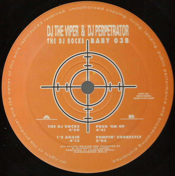 DJ The Viper* & DJ Perpetrator : The DJ Rocks (12")