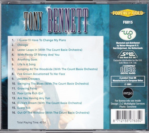Tony Bennett : Tony Bennett (CD, Comp)