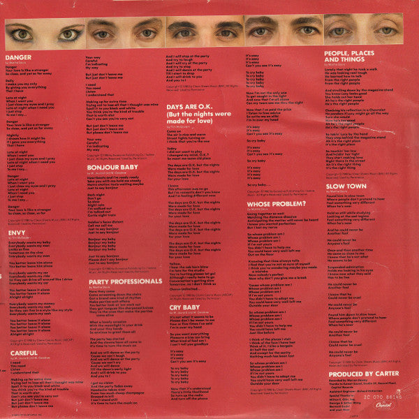 The Motels : Careful (LP, Album)