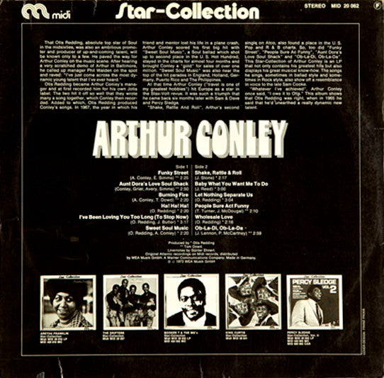 Arthur Conley : Star-Collection (LP, Comp)