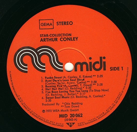 Arthur Conley : Star-Collection (LP, Comp)