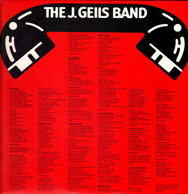 The J. Geils Band : Hotline (LP, Album)