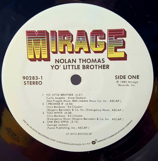 Nolan Thomas : Yo' Little Brother (LP, Album)