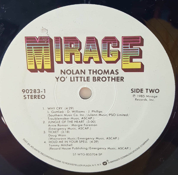 Nolan Thomas : Yo' Little Brother (LP, Album)