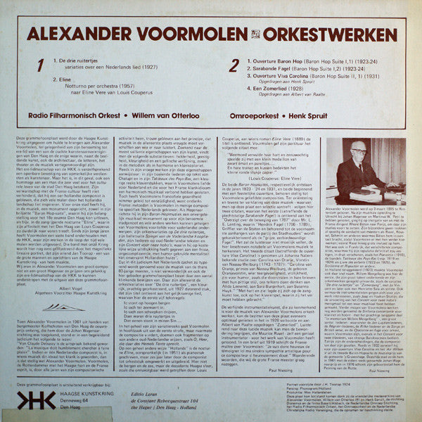 Alexander Voormolen : Orkestwerken (LP)