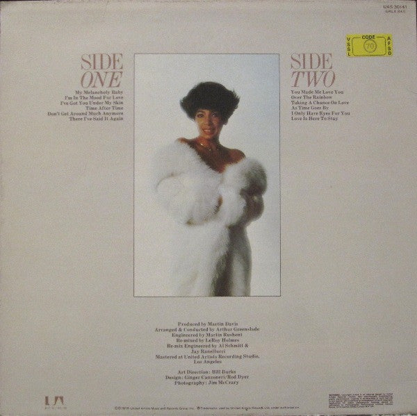 Shirley Bassey : Yesterdays (LP, Album)