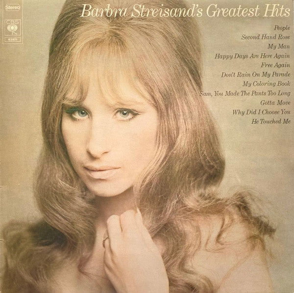 Barbra Streisand : Barbra Streisand's Greatest Hits (LP, Comp)